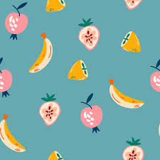 fruit seamless pattern sweet banana