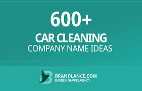 989 car cleaning company name ideas