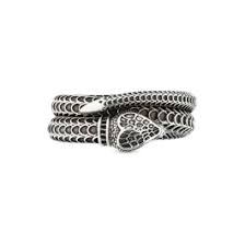 gucci garden sterling silver snake ring
