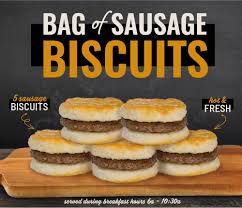 5 sausage biscuits for 5 99 braum s