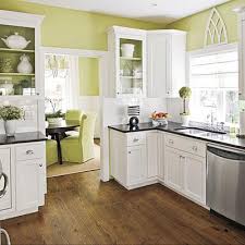Green Paint Colors Cottage Kitchen