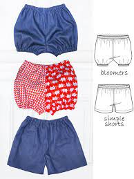 Toddler Bloomer Shorts Pattern gambar png