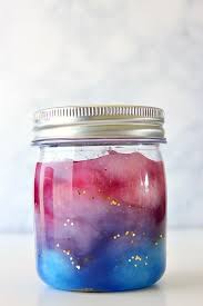 diy room decor galaxy in a jar