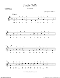 Many also have midi audio files available) Free Jingle Bells Sheet Music For Violin Solo High Quality