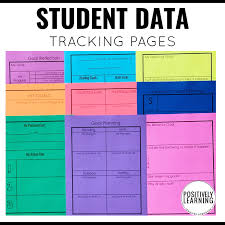 student data tracking sheets