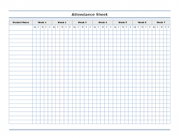 Attendance Sheet Templates Worksheet Template Excel Bsa