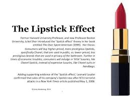 lipstick effect counteracts our