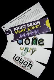 26 Right Brain Dolch Third Grade Sight Words Dianne Craft Ma