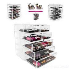 8 tier clear acrylic cosmetic makeup