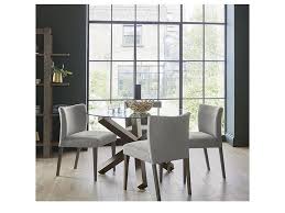 Target / furniture / round 5 piece dining set (750). Palliser Gardiner Saylor Modern Rustic 5 Piece Table And Chair Set With Round Glass Top Table Reeds Furniture Dining 5 Piece Sets