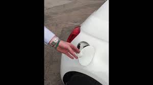 If you slide this towards the rear of the car, it manually unlocks the filler flap. Fiat Petrol Cap How To Open Close Fiat Fuel Cap Youtube