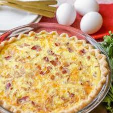 bacon and cheese quiche 10 minute prep