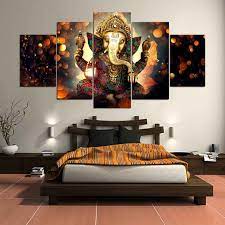 Lord Ganesha Canvas Wall Art Hindu