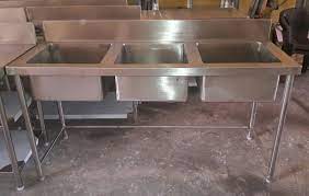 afi silver stainless steel sink