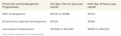 pre singapore fees how much does