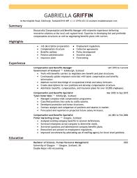 Best Compensation And Benefits Resume Example Livecareer