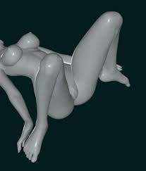 3D file NUDE ANIME BABY GIRL・Template to download and 3D print・Cults