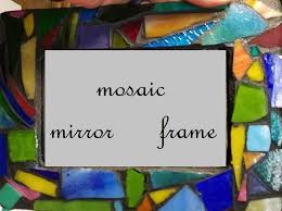 Stained Glass Mosaic Mirror Frame
