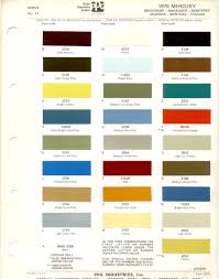 64 Curious Ford Blue Paint Chart