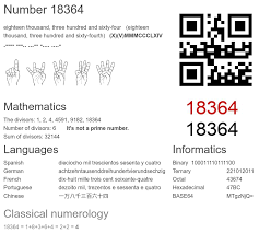 18364 number, meaning and properties - Number.academy
