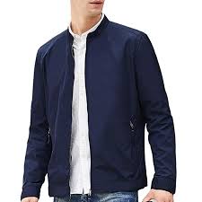 Beverry Collarless Men S Jacket Lightweight Casual Coats Zip Up Windbreakers Men Review Mens Jackets Casual Mens Vest Fashion Mens Windbreaker