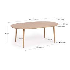 Oqui Extendable Oval Table With An Oak