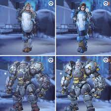 After reading r/cow replies I wanted to compare the new Mei & Reinhardt  skins to their Overwatch: 2 Designs | More Details in replies. :  r/Competitiveoverwatch