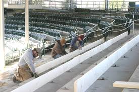 Lamade Stadium Construction Photos