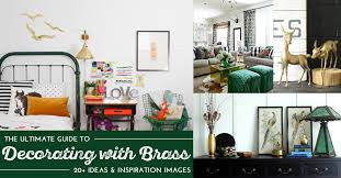 how to decorate with brass