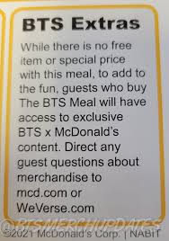 May 26, 2021 end date: Mcdonald S Bts Meal Might Not Come With Photocards But May Contain Other Freebies