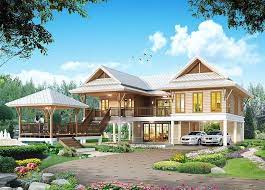 House With Thai Style แบบบ านภายนอก