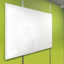 Wall Mounted White Glass Writing Boards