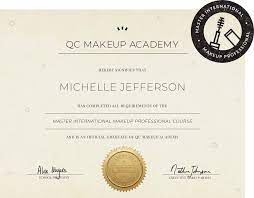 diplomas and licenses qc makeup academy