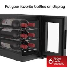 ionchill 6 bottle wine cooler tzumi