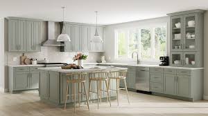 Green Shaker Kitchen Cabinets Lily Ann