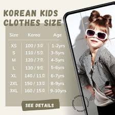 korean clothing shoe size guide