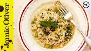 The secret of a good risotto is to stand over it and give it your undivided (and loving) attention for about 17 minutes. Spring Time Risotto Video Jamie Oliver