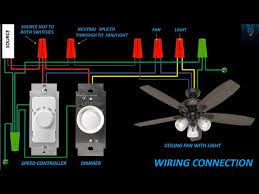 Ceiling Fan With Light Kit Wiring