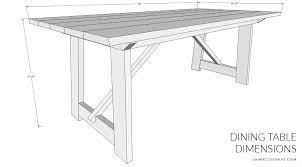 Diy Architect Dining Table Free Plans