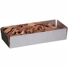 The water pan and wood chip tray are designed for easy removal, so cleaning is bradley smokers are known for their unique briquettes that feed neatly into the smoker during cooking, with less mess. Western Premium Bbq Products Reusable Smoking Chip Tray Walmart Com Walmart Com
