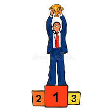 Find the perfect podium winners stock illustrations from getty images. Cartoon Winner Businessman With Trophy Standing On A Podium Black And White Sketch Stock Illustration Illustration Of Prize Champion 121853502