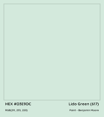 Lido Green 617 Paint Color Codes