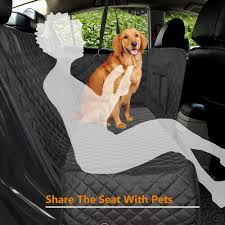 Dog Car Seat Cover Luxury Quilted Car