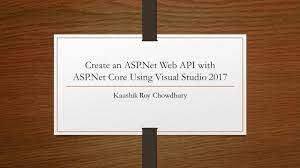 asp net web api using asp net core