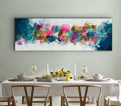 Large Colorful Abstract Art Modern