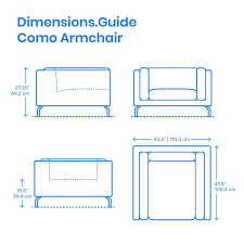 Como Armchair Drawings Furniture