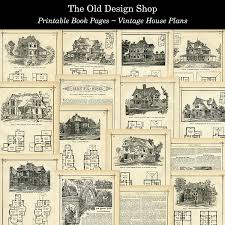 Vintage House And Floor Plans Old