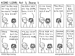 SparkNotes  King Lear  Act    scenes        page    Horror Fiction