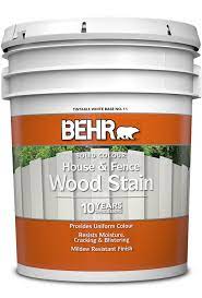 Solid Colour House Fence Wood Stain