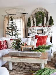 Simple christmas window decorating idea. 19 Festive Christmas Living Room Decor Ideas